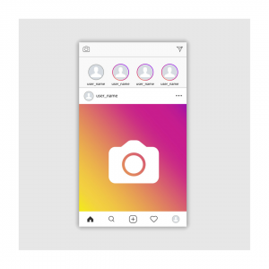 Instagram Stories for Business - Example Newsfeed