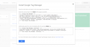 Setup Google Tag Manager