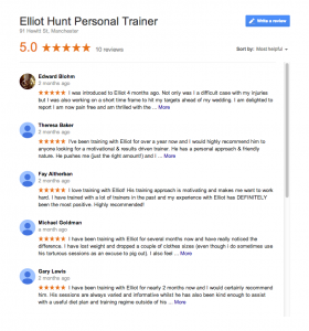 google reviews elliot hunt