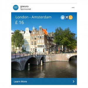 Instagram Ads - Goeuro