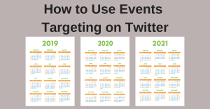 Event Targeting on Twitter